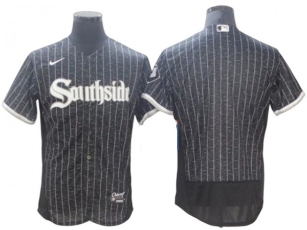 Chicago White Sox Blank Black City Connect Flex Base Jersey