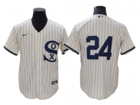 Chicago White Sox #24 Yasmani Grandal White Field of Dreams Cool Base Jersey