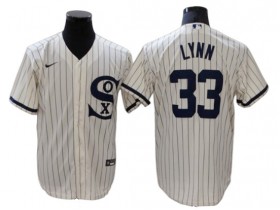 Chicago White Sox #33 Lance Lynn White Field of Dreams Cool Base Player Name Jersey