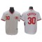 Cincinnati Reds #30 Ken Griffey Jr. White Home Cooperstown Collection Jersey