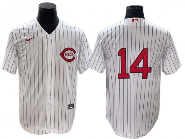 Cincinnati Reds #14 Pete Rose White at Field Of Dreams Game Jersey