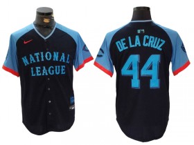 National League #44 Elly De La Cruz Navy 2024 MLB All-Star Game Limited Jersey