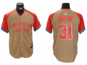 American League #31 Riley Greene Cream 2024 MLB All-Star Game Limited Jersey