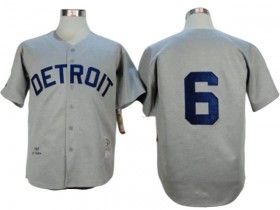 Detroit Tigers #6 Al Kaline Gray 1968 Throwback Jersey