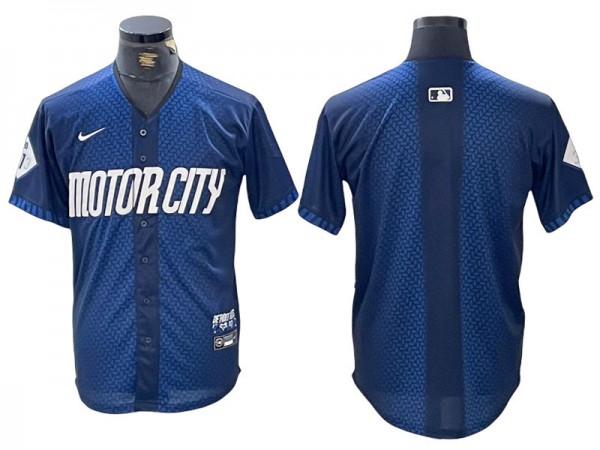 Detroit Tigers Blank Navy 2024 City Connect Limited Jersey