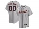 Custom Detroit Tigers Cool Base Jersey - White/Gray/Navy