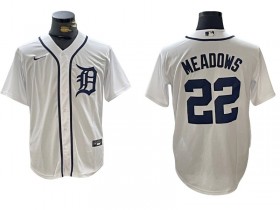 Detroit Tigers #22 Parker Meadows White Limited Jersey