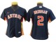 Women's Houston Astros #2 Alex Bregman Cool Base Jersey - White/Navy/Orange