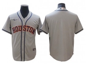 Houston Astros Blank Gray Road Cool Base Jersey