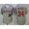 Houston Astros #34 Nolan Ryan Gray Cooperstown Collection Throwback Jersey