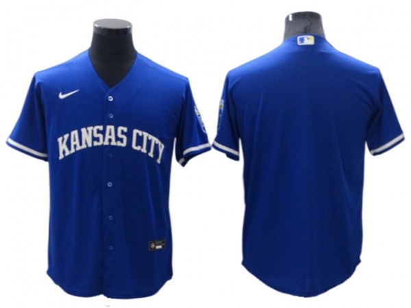 Kansas City Royals Blank Royal Alternate Cool Base Jersey