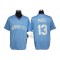 Kansas City Royals #13 Salvador Perez Ligh Blue Cooperstown Jersey