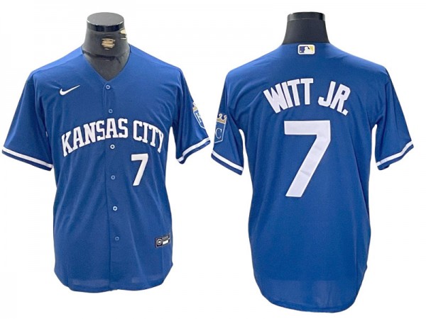 Kansas City Royals #7 Bobby Witt Jr. Royal Limited Jersey