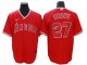 Los Angeles Angels #27 Mike Trout Red Alternate Cool Base Jersey