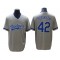 Los Angeles Dodgers #42 Jackie Robinson Gray Cooperstown Collection Jersey