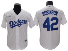 Los Angeles Dodgers #42 Jackie Robinson White Home Cool Base Jersey