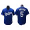 Los Angeles Dodgers #5 Freddie Freeman Royal Alternate Cool Base Jersey