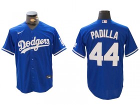 Los Angeles Dodgers #44 Vicente Padilla Royal Alternate Jersey