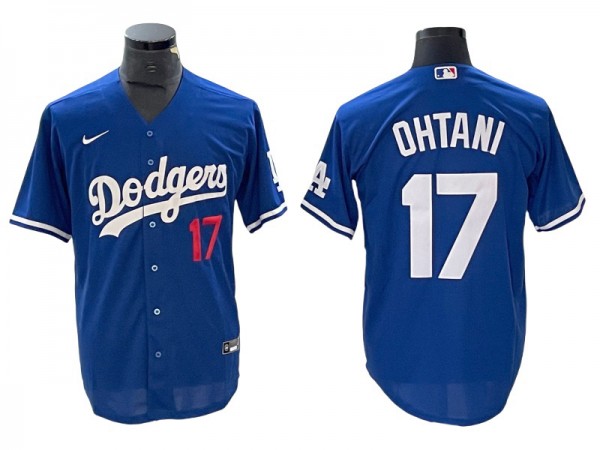 Los Angeles Dodgers #17 Shohei Ohtani Royal Limited Jersey