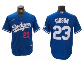 Los Angeles Dodgers #23 Kirk Gibson Royal Limited Jersey