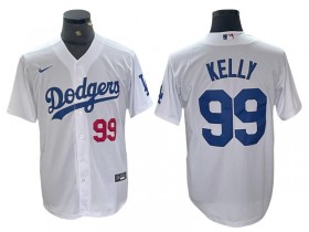 Los Angeles Dodgers #99 Joe Kelly White Limited Jersey