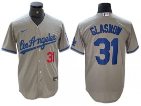 Los Angeles Dodgers #31 Tyler Glasnow Gray Limited Jersey