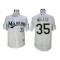 Florida Marlins #35 Dontrelle Willis White Pinstripe 2003 World Series Champions Custom Jersey