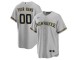 Custom Milwaukee Brewers Cool Base Jersey - Cream/White/Gray/Navy 