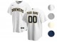 Custom Milwaukee Brewers Cool Base Jersey - Cream/White/Gray/Navy 