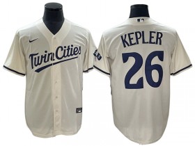 Minnesota Twins #26 Max Kepler Cream Alternate Jersey