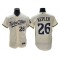 Minnesota Twins #26 Max Kepler Cream Alternate 2023 Flex Base Jersey