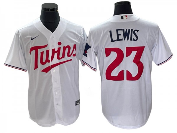 Minnesota Twins #23 Royce Lewis White Cool Base Jersey