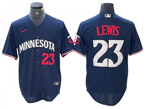 Minnesota Twins #23 Royce Lewis Navy Alternate Limited Jersey