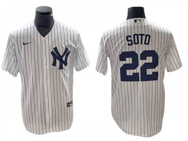 New York Yankees #22 Juan Soto White Home Limited Jersey