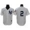 New York Yankees #2 Derek Jeter Hall of Fame Induction White Home Jersey