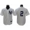 New York Yankees #2 Derek Jeter White Home Cool Base Jersey