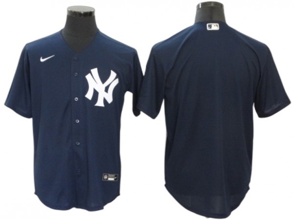 New York Yankees Blank Navy Cool Base Jersey