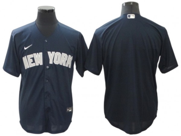 New York Yankees Blank Navy Alternate Cool Base Player Name Jersey