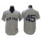 New York Yankees #45 Gerrit Cole Gray Cool Base Jersey