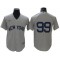 New York Yankees #99 Aaron Judge Gray Away Cool Base Jersey