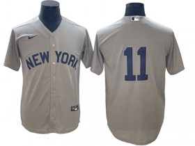 New York Yankees #11 Anthony Volpe Gray Away Jersey