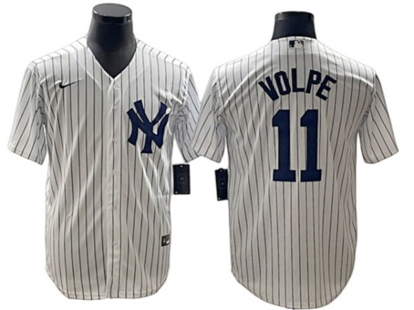 New York Yankees #11 Anthony Volpe White Home Limited Jersey