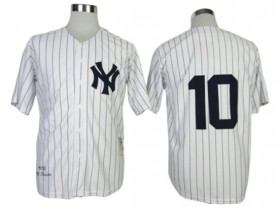 New York Yankees #10 Phil Rizzuto White 1952 Throwback Jersey