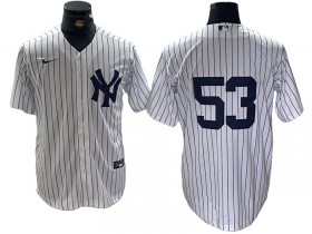 New York Yankees #53 Phil Bickford White Home Jersey