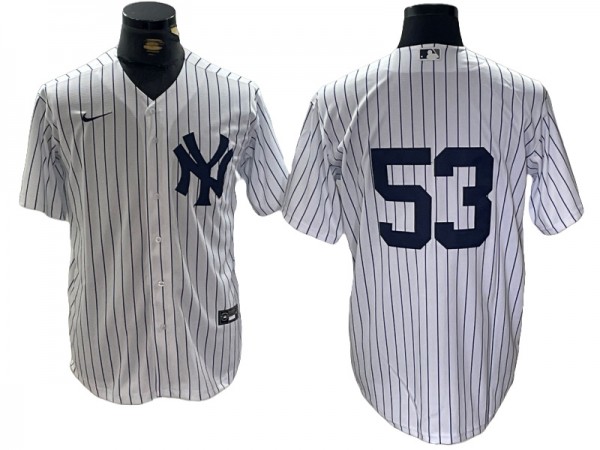 New York Yankees #53 Phil Bickford White Home Jersey