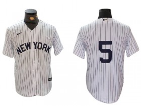 New York Yankees #5 Joe DiMaggio Jersey - White