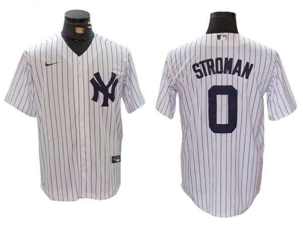 New York Yankees #0 Marcus Stroman White Limited Jersey