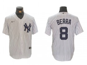 New York Yankees #8 Yogi Berra White Limited Jersey