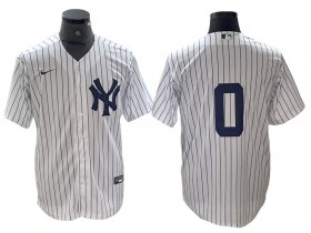 New York Yankees #0 Marcus Stroman White Home Jersey