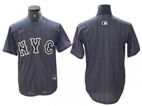 New York Mets Graphite 2024 City Connect Limited Jersey